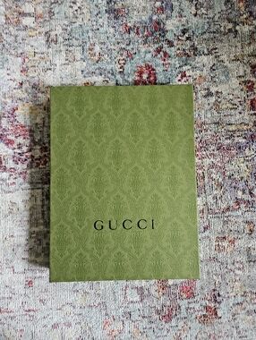 Gucci Green Embossed Box